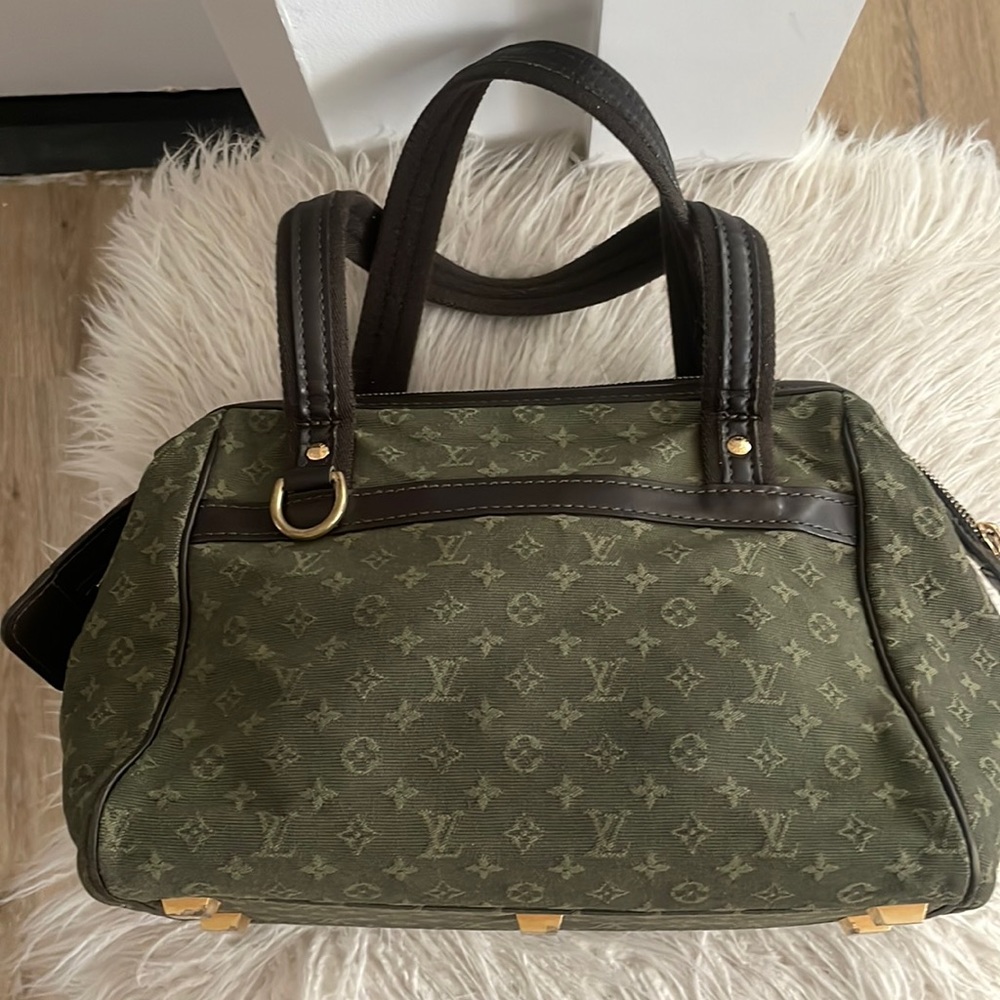 Louis Vuitton Green Monogram Mini Lin Josephine PM